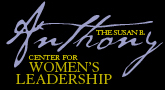 The Susan B. Anthony Center for Women's Leadership logo.